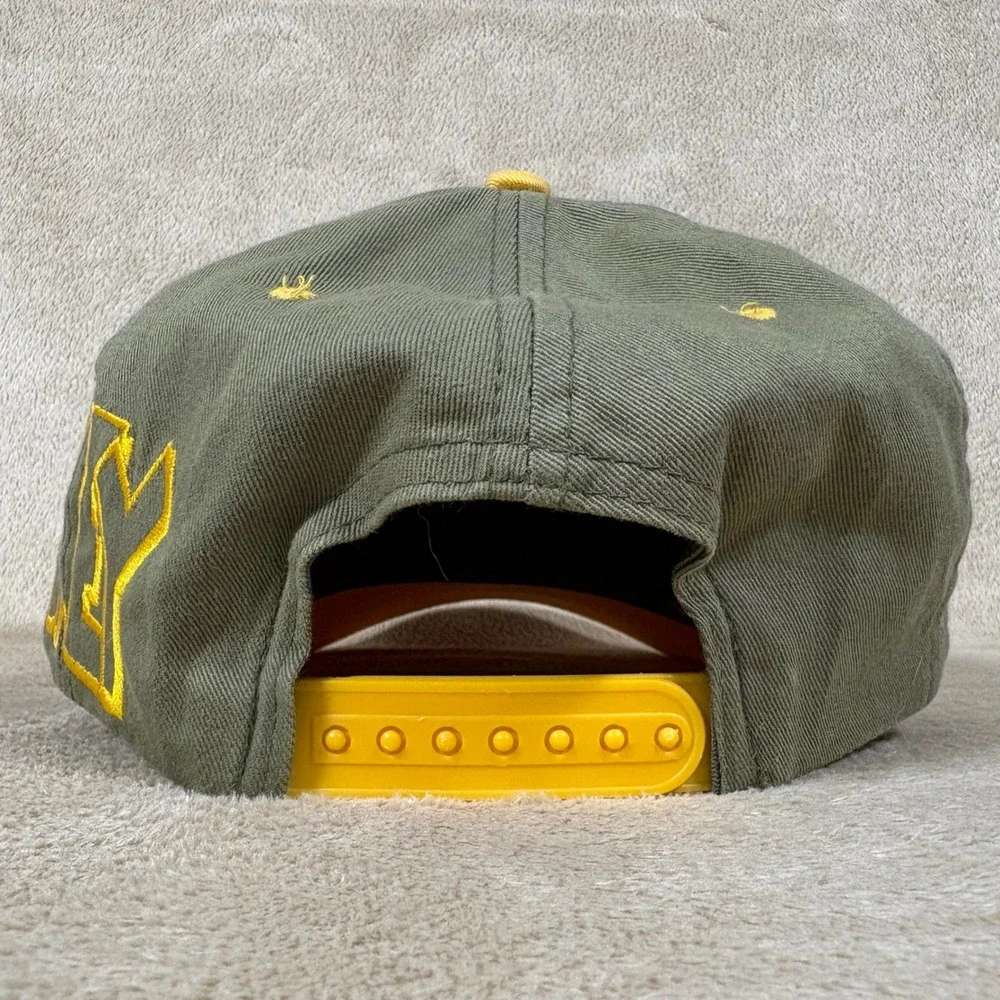 VTG 1990s Mickey Unlimited Disney Hat Green/Yellow‎